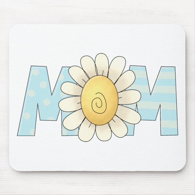 Frühlingsblumen Mama Mousepad (Vorne)