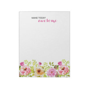 Frühlingsblumen Notizblock