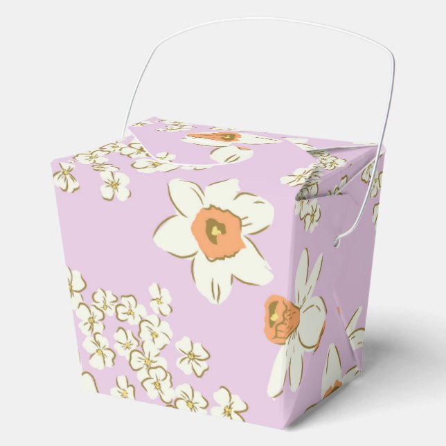 Frühlingsblumen Osterglocke Geschenkschachtel (Vorderseite)