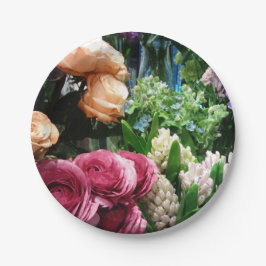 Frühlingsblumen Papierplatte Pappteller