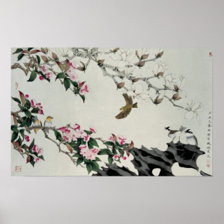 Frühlingsblumen Poster