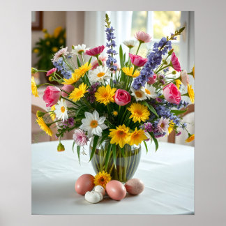Frühlingsblumen Poster
