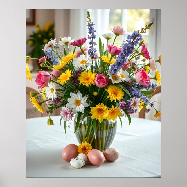 Frühlingsblumen Poster (Vorne)