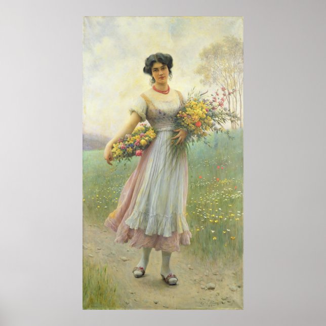 Frühlingsblumen Poster (Vorne)