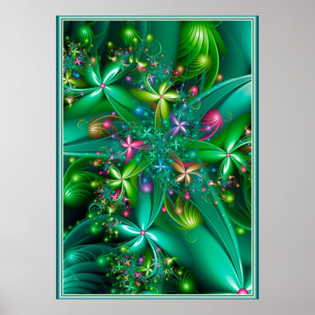 Frühlingsblumen Poster (Vorne)