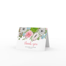 Frühlingsblumen Rose Anemones | Hochzeit Danke