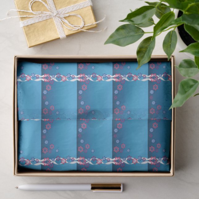 Frühlingsblumen Seidenpapier (Geschenk)
