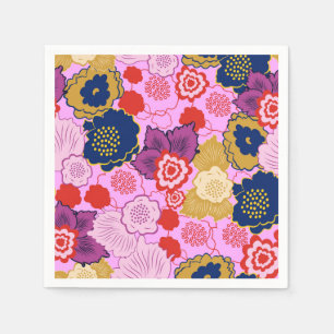 Frühlingsblumen Serviette