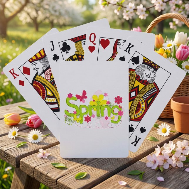 Frühlingsblumen Spielkarten (Von Creator hochgeladen)