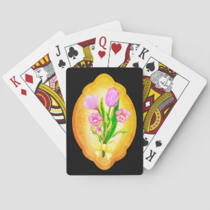 Frühlingsblumen Spielkarten
