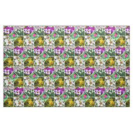 Frühlingsblumen Stoff