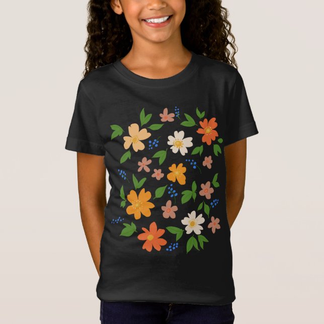Frühlingsblumen T-Shirt (Vorderseite)