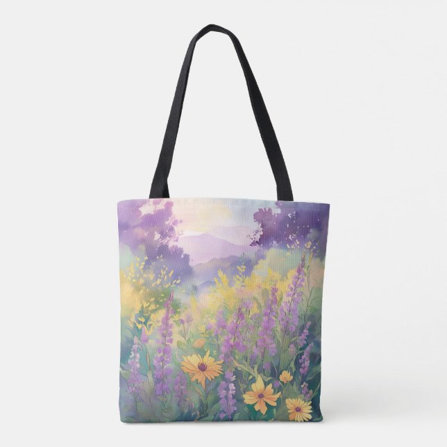 Frühlingsblumen Tasche (Rückseite)