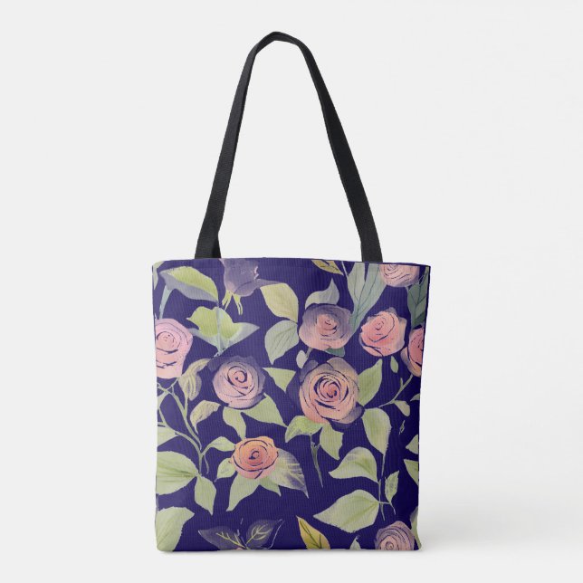 Frühlingsblumen Tasche (Rückseite)