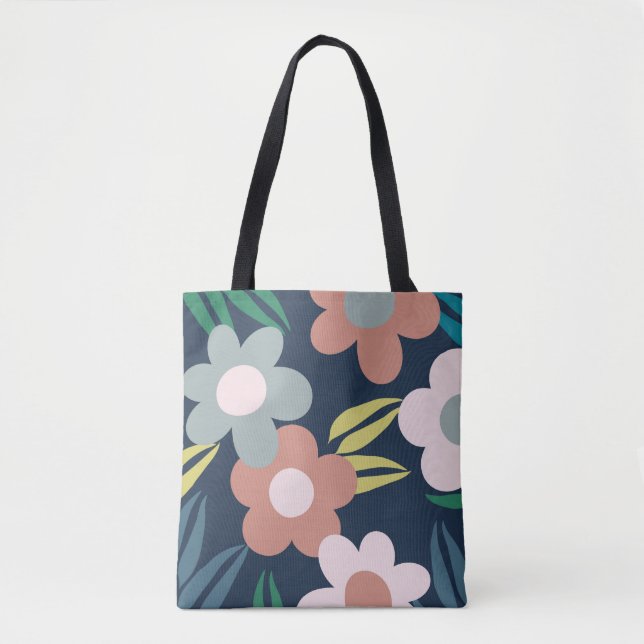 Frühlingsblumen Tasche (Vorderseite)