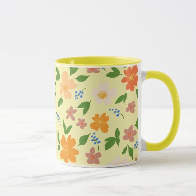 Frühlingsblumen Tasse (Rechts)