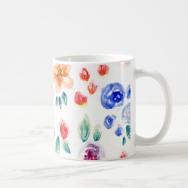Frühlingsblumen-Tasse Kaffeetasse (Rechts)
