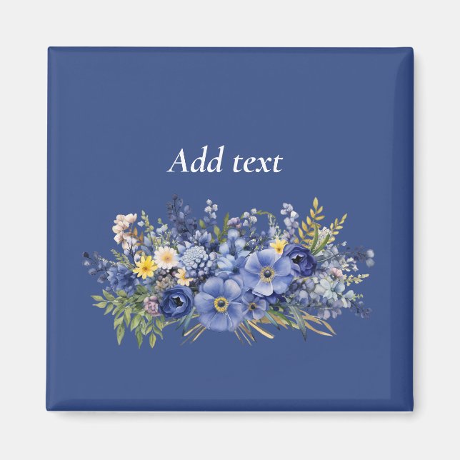 Frühlingsblumen, TEMPLATE, Magnet (Vorne)