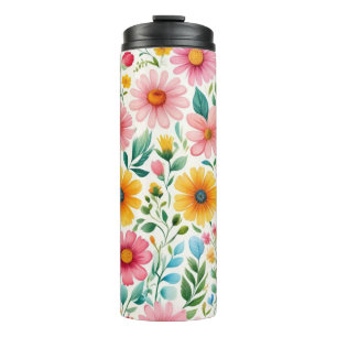 Frühlingsblumen Thermosbecher