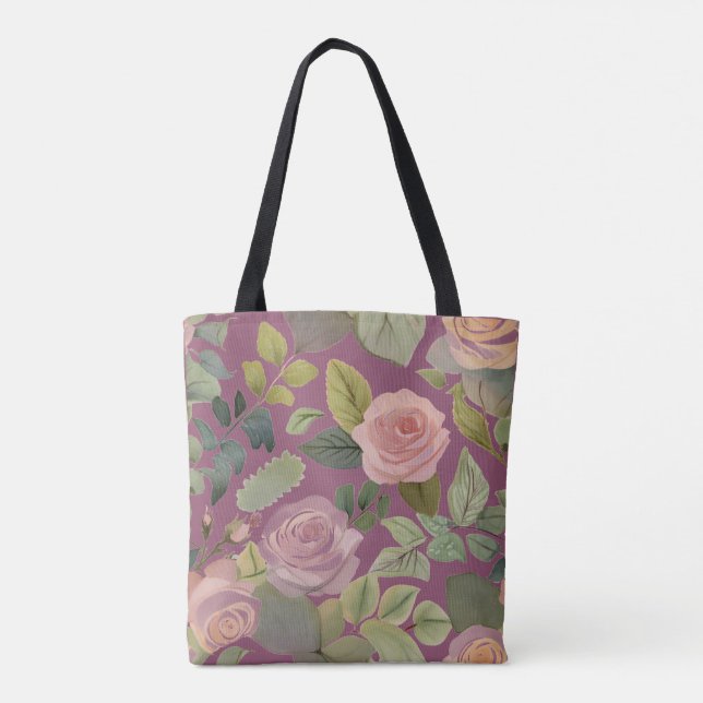 Frühlingsblumen Tote Tasche (Rückseite)
