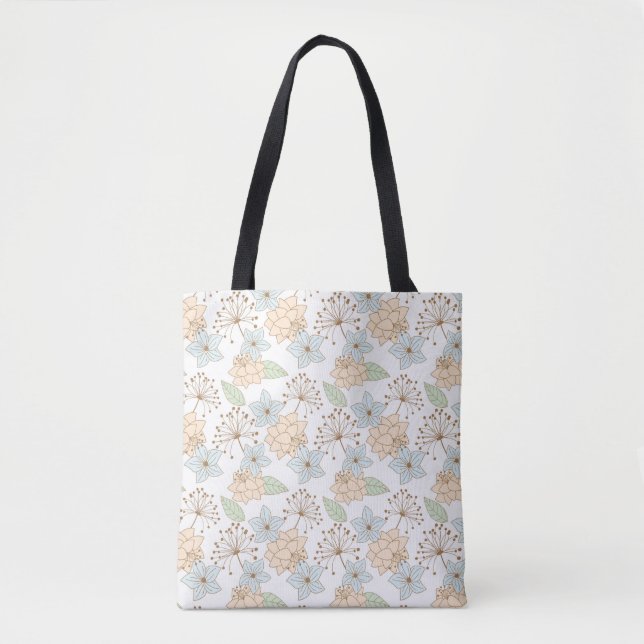 Frühlingsblumen-Tragetasche Tasche (Vorderseite)