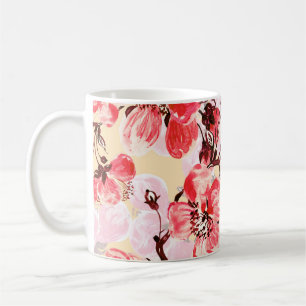 Frühlingsblumen U Muster Kaffeetasse