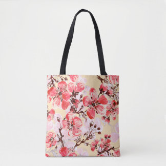 Frühlingsblumen U Muster Tasche