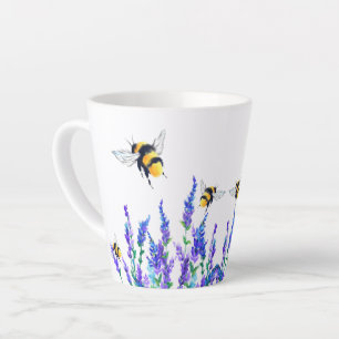 Frühlingsblumen und Bienen Fliegend Tasse - Malere