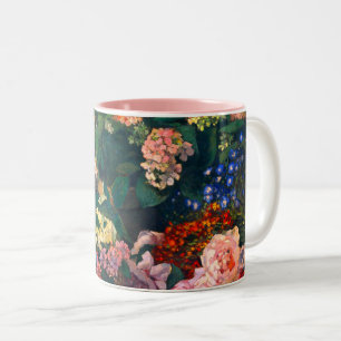 Frühlingsblumen von Monet Zweifarbige Tasse