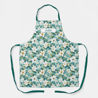 Frühlingsblumen wachsen auf! -Gestalted Schürze
