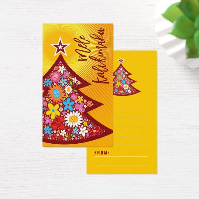Frühlingsblumen Weihnachtsbaum Party DIY Geschenkm (Schreibtisch)