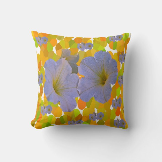 Frühlingsblumen werfen Kissen. Kissen (Vorderseite)