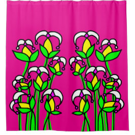 Frühlingsblumen Whimsical 41 Duschvorhang