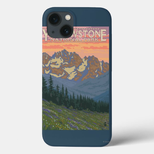 Frühlingsblumen - Yellowstone Nationalpark Case-Mate iPhone Hülle (Rückseite)