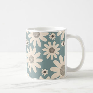 Frühlingsblumendruck für eine leichte und fröhlich kaffeetasse