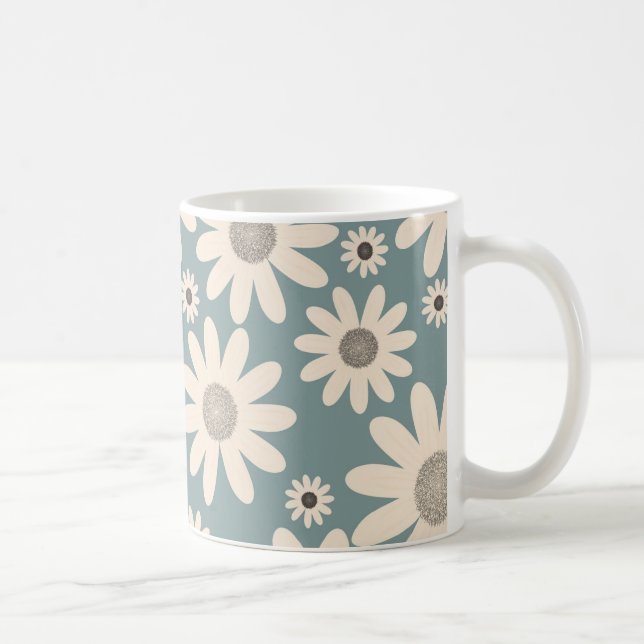 Frühlingsblumendruck für eine leichte und fröhlich kaffeetasse (Rechts)