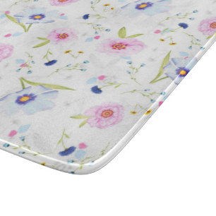 Frühlingsblumengeschenk Schneidebrett