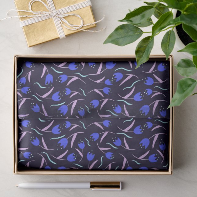 Frühlingsblumenmuster Seidenpapier (Geschenk)