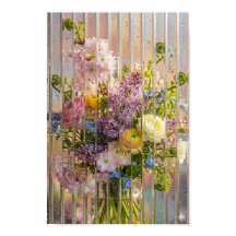 Frühlingsblumenstrauß Poster