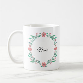 Frühlingsblut Zitat-Tasse, inspirierendes Blumenge Kaffeetasse