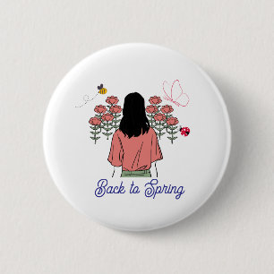 Frühlingsblüte Button