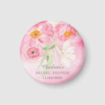 Frühlingsblüte florales Brautparty Magnet<br><div class="desc">Atemberaubendes Blumendesign mit herrlichen Frühlingsblumen in Aquarellfarben,  darunter Rosa Kirschblüten.  Besuchen Sie unseren Shop,  um unsere gesamte Frühjahrsblütenkollektion zu sehen.</div>