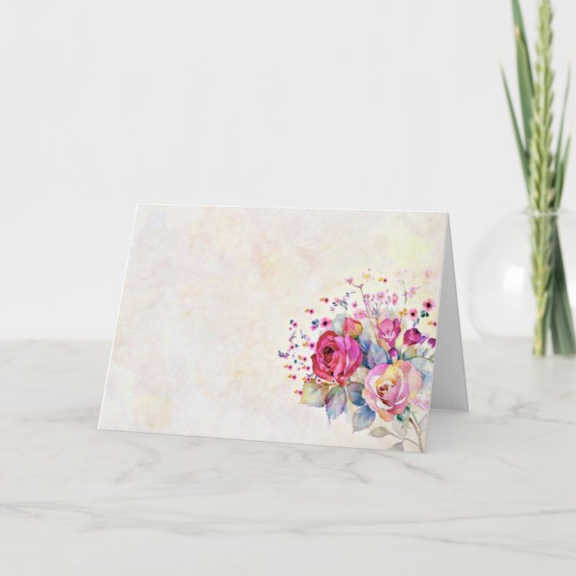 Frühlingsblüte Karte (Vorderseite)