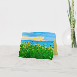 Frühlingsblüten auf See Karte