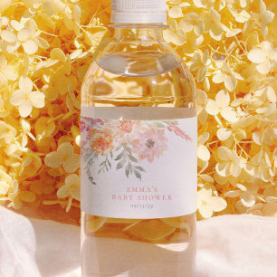 Frühlingsblüten Blumenrosa Mädchen Baby-Party
