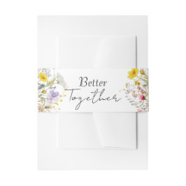 Frühlingsblüten-Hochzeit  Einladungsbanderole