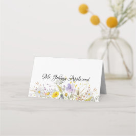 Frühlingsblüten-Hochzeitsplatzkarten Platzkarte