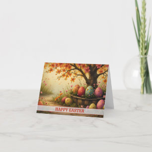Frühlingsblüten-Magie mit Oster-Ei-Pracht Karte