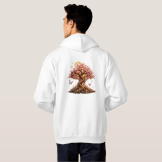 Frühlingsblüten-Mondbaum-Hoodie Hoodie