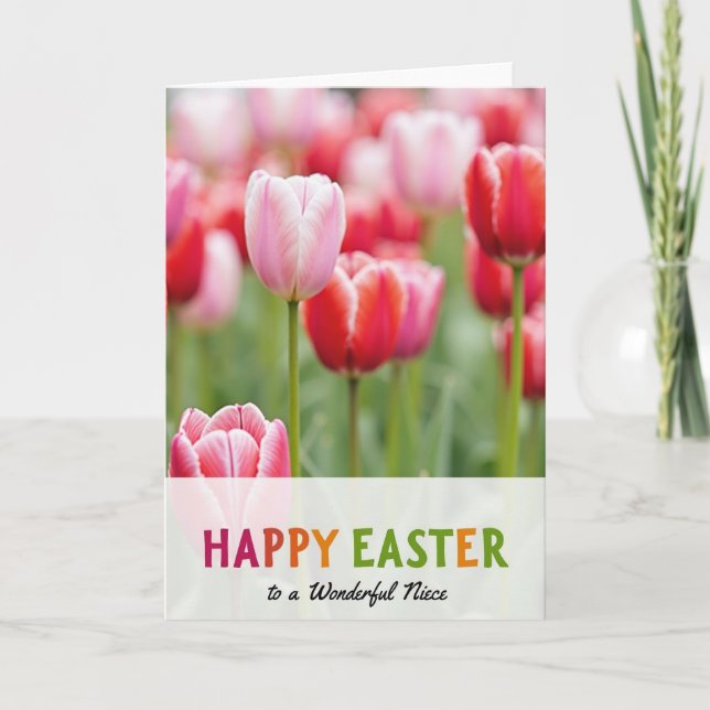 Frühlingsblüten-Postkarte Karte (Vorderseite)
